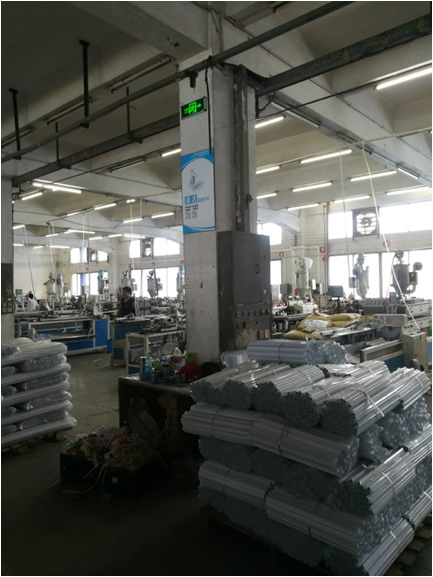 Plastic extruders factory